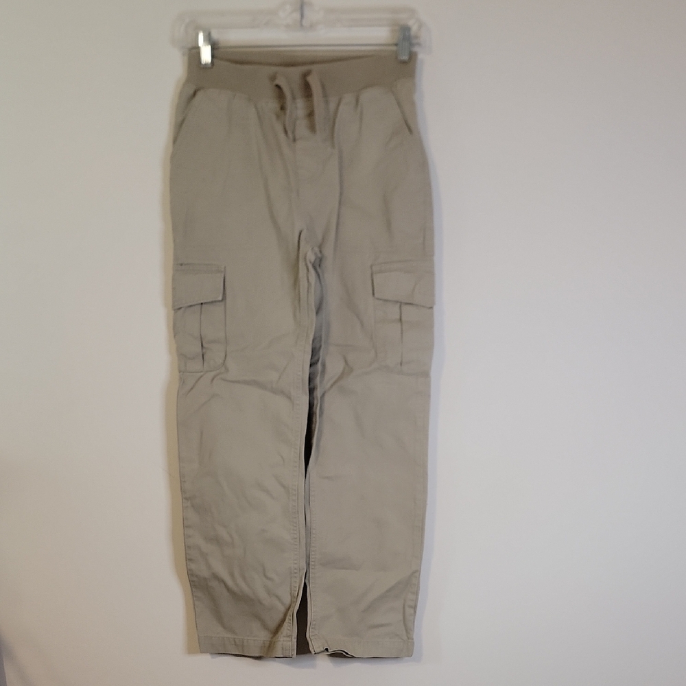 Basic Editions Men's Beige Cargo Pants